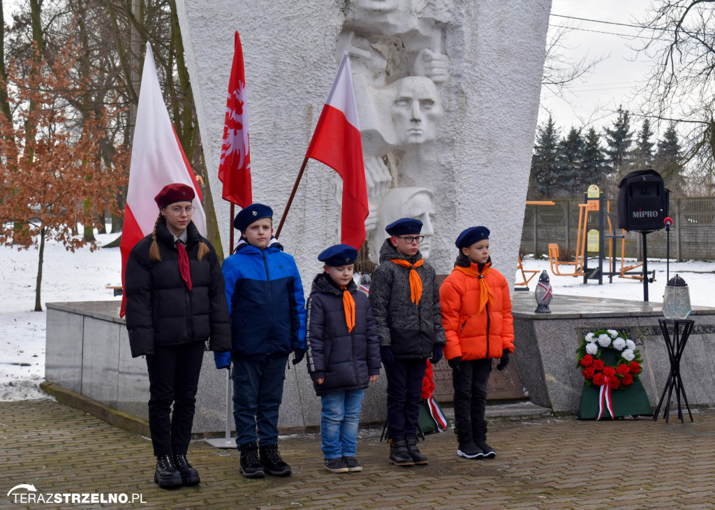 Uroczystości wyzwolenia Strzelna spod niemieckiej okupacji