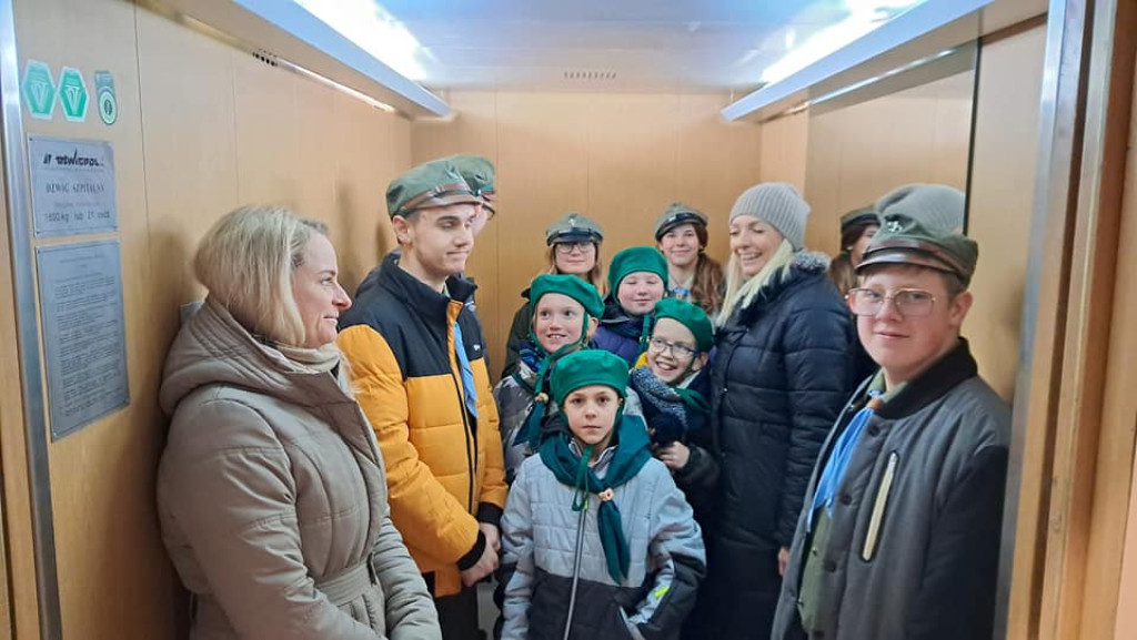 Harcerze odwiedzili ZOL w Strzelnie, z okazji zbliżającego się w niedzielę Dnia Chorego