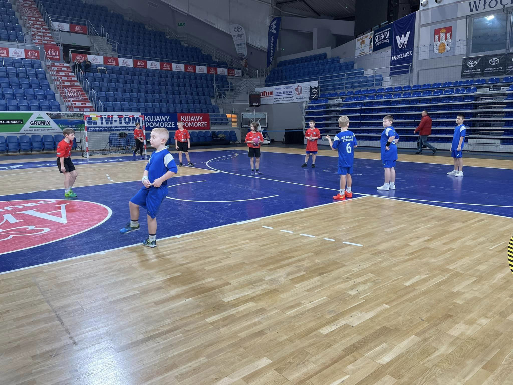 Ogólnopolski turniej WHYREST MINI HANDBALL CUP 2024. UKS Alfa 99 Strzelno na 7. miejscu