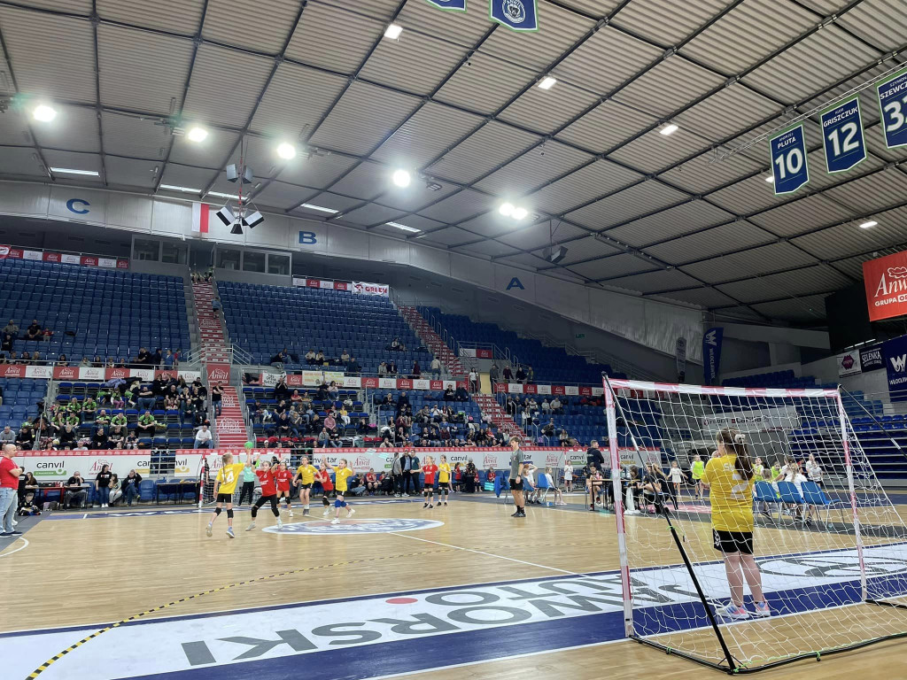 Ogólnopolski turniej WHYREST MINI HANDBALL CUP 2024. UKS Alfa 99 Strzelno na 7. miejscu