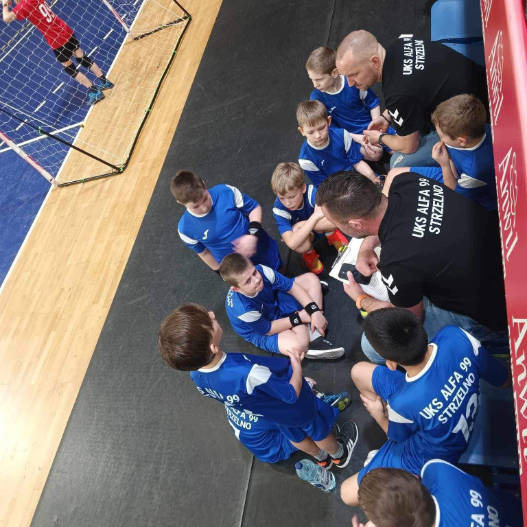 Ogólnopolski turniej WHYREST MINI HANDBALL CUP 2024. UKS Alfa 99 Strzelno na 7. miejscu