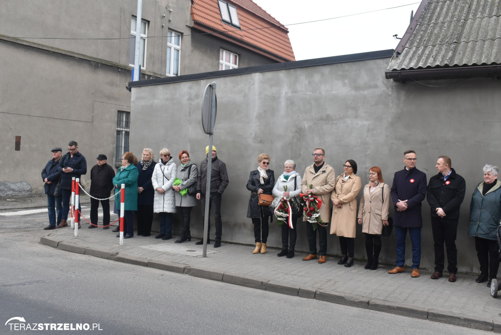 Uroczystość upamiętnienia zamordowanego w Strzelnie Żołnierza Niezłomnego  - Leona Wesołowskiego ps. Wichura