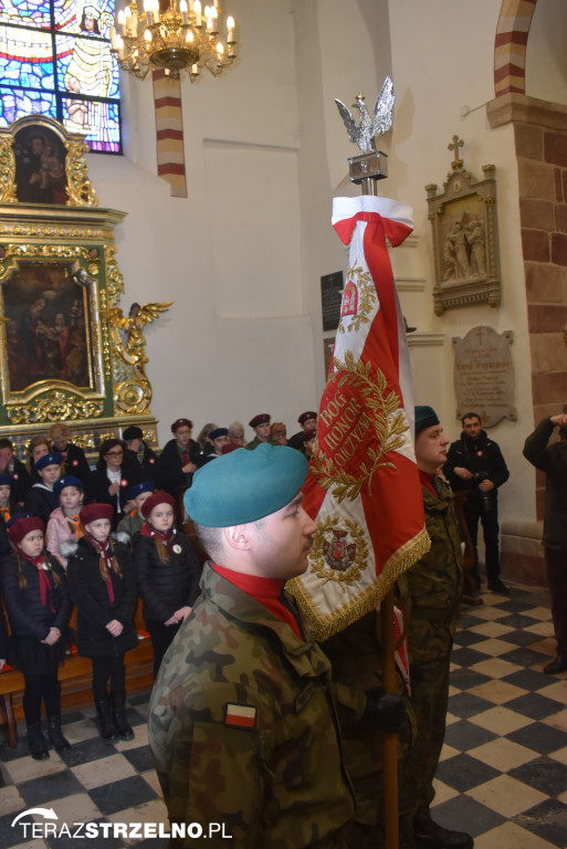 Uroczystość upamiętnienia zamordowanego w Strzelnie Żołnierza Niezłomnego  - Leona Wesołowskiego ps. Wichura