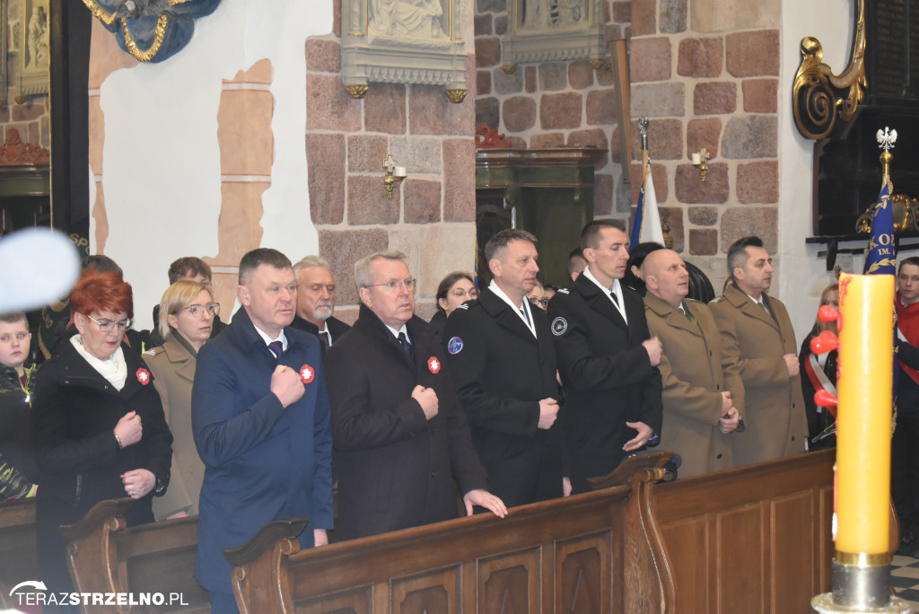 Uroczystość upamiętnienia zamordowanego w Strzelnie Żołnierza Niezłomnego  - Leona Wesołowskiego ps. Wichura