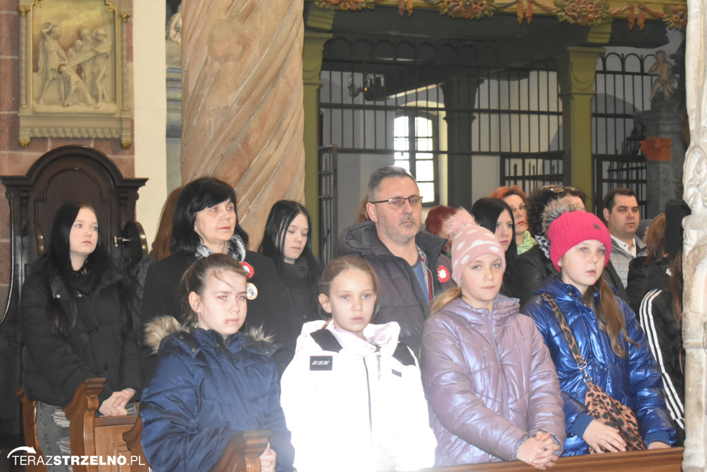 Uroczystość upamiętnienia zamordowanego w Strzelnie Żołnierza Niezłomnego  - Leona Wesołowskiego ps. Wichura