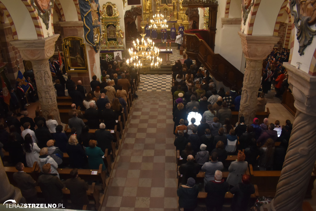 Uroczystość upamiętnienia zamordowanego w Strzelnie Żołnierza Niezłomnego  - Leona Wesołowskiego ps. Wichura