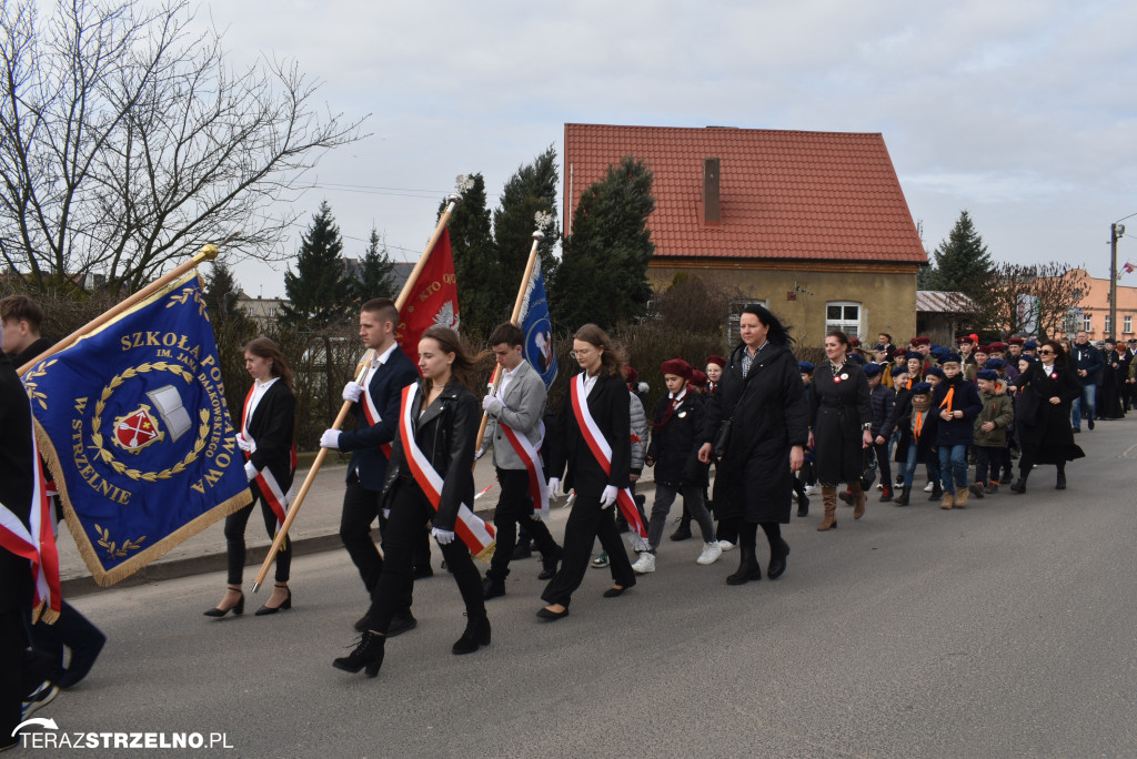 Uroczystość upamiętnienia zamordowanego w Strzelnie Żołnierza Niezłomnego  - Leona Wesołowskiego ps. Wichura