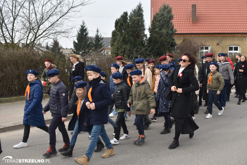 Uroczystość upamiętnienia zamordowanego w Strzelnie Żołnierza Niezłomnego  - Leona Wesołowskiego ps. Wichura