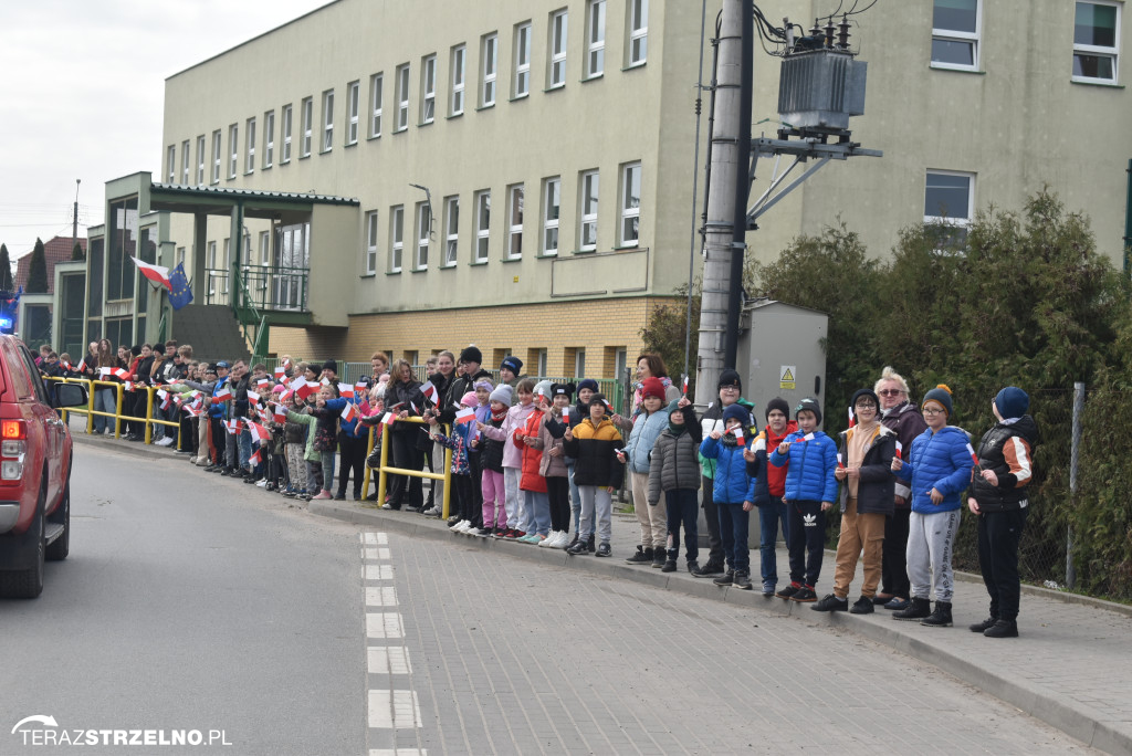 Uroczystość upamiętnienia zamordowanego w Strzelnie Żołnierza Niezłomnego  - Leona Wesołowskiego ps. Wichura