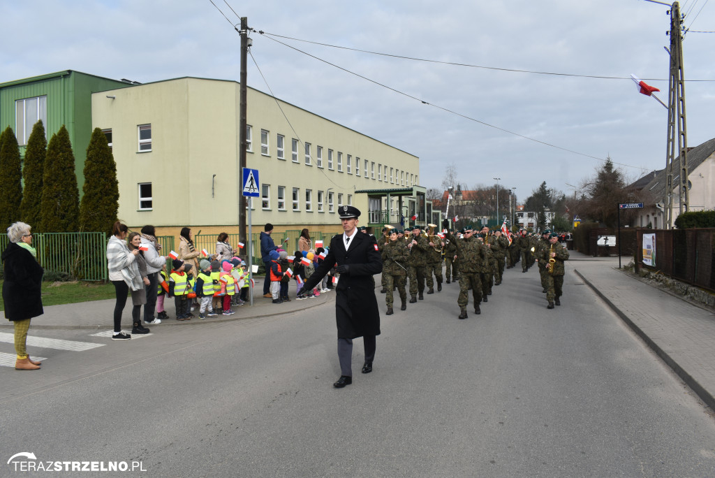 Uroczystość upamiętnienia zamordowanego w Strzelnie Żołnierza Niezłomnego  - Leona Wesołowskiego ps. Wichura