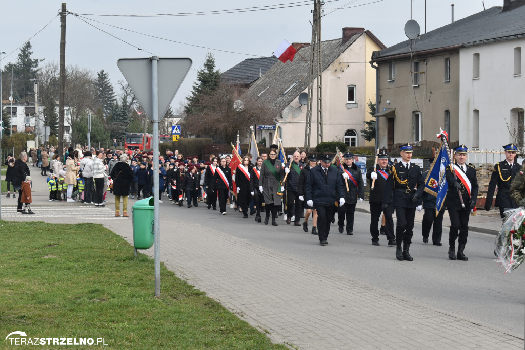 Uroczystość upamiętnienia zamordowanego w Strzelnie Żołnierza Niezłomnego  - Leona Wesołowskiego ps. Wichura