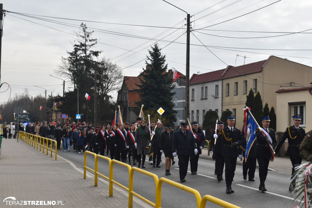 Uroczystość upamiętnienia zamordowanego w Strzelnie Żołnierza Niezłomnego  - Leona Wesołowskiego ps. Wichura