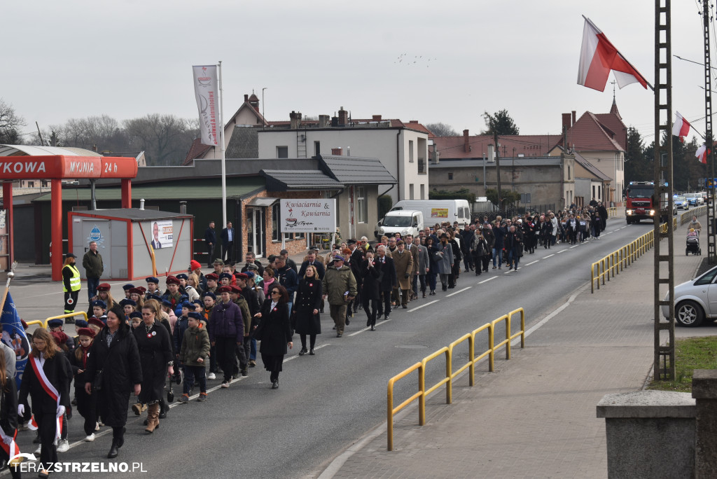 Uroczystość upamiętnienia zamordowanego w Strzelnie Żołnierza Niezłomnego  - Leona Wesołowskiego ps. Wichura