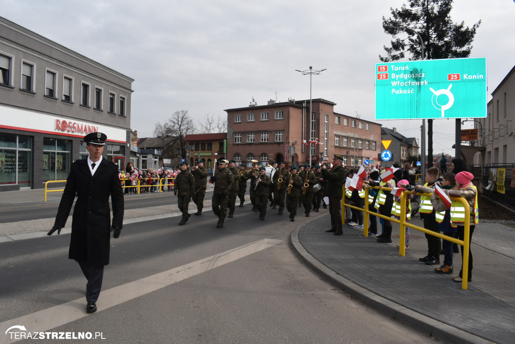 Uroczystość upamiętnienia zamordowanego w Strzelnie Żołnierza Niezłomnego  - Leona Wesołowskiego ps. Wichura