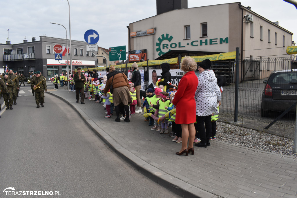 Uroczystość upamiętnienia zamordowanego w Strzelnie Żołnierza Niezłomnego  - Leona Wesołowskiego ps. Wichura