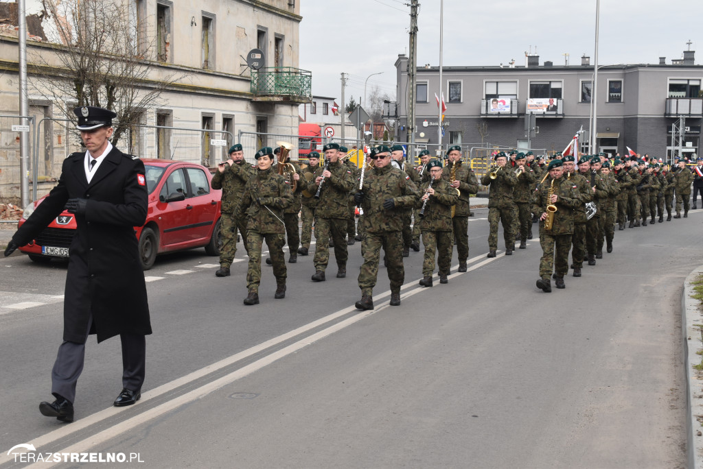 Uroczystość upamiętnienia zamordowanego w Strzelnie Żołnierza Niezłomnego  - Leona Wesołowskiego ps. Wichura