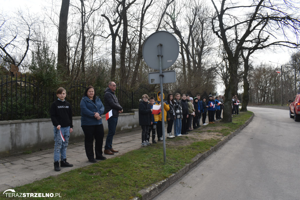 Uroczystość upamiętnienia zamordowanego w Strzelnie Żołnierza Niezłomnego  - Leona Wesołowskiego ps. Wichura