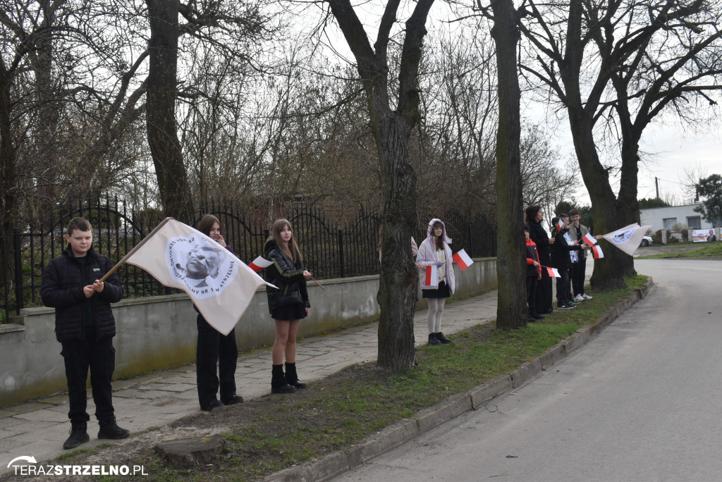 Uroczystość upamiętnienia zamordowanego w Strzelnie Żołnierza Niezłomnego  - Leona Wesołowskiego ps. Wichura