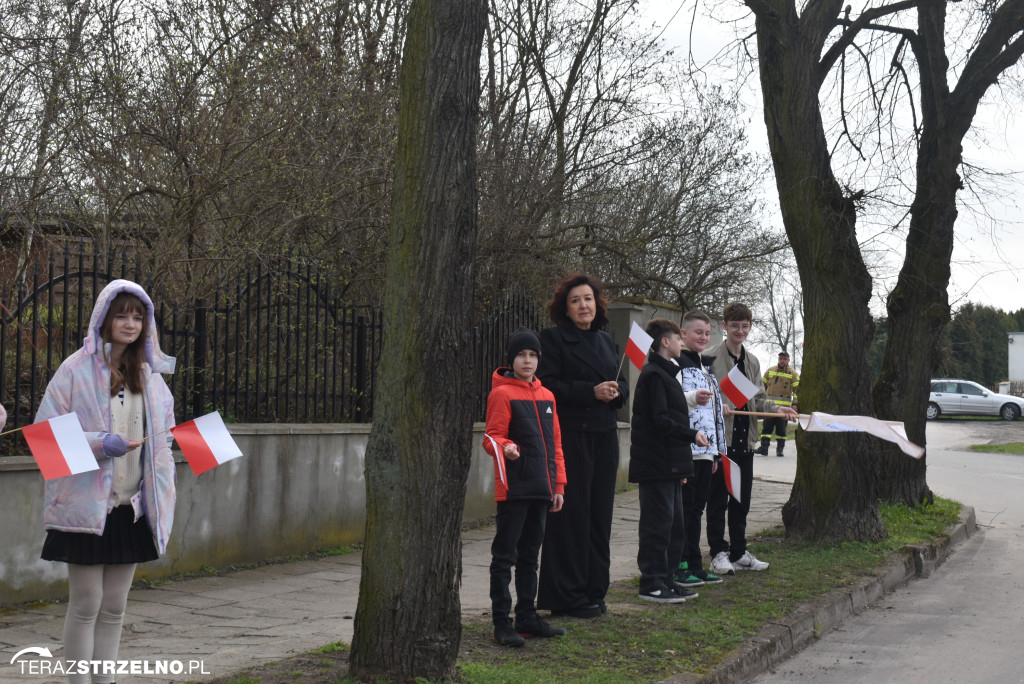 Uroczystość upamiętnienia zamordowanego w Strzelnie Żołnierza Niezłomnego  - Leona Wesołowskiego ps. Wichura