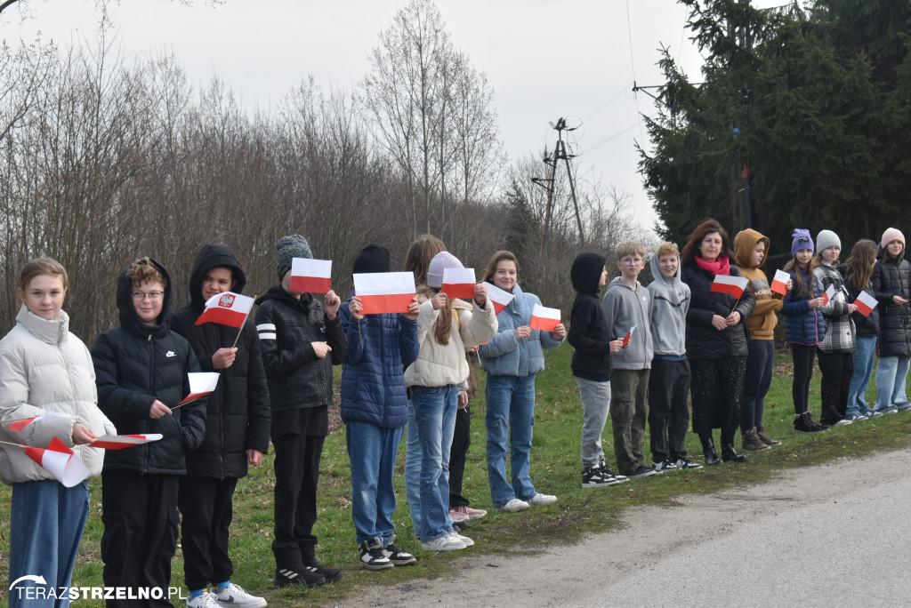 Uroczystość upamiętnienia zamordowanego w Strzelnie Żołnierza Niezłomnego  - Leona Wesołowskiego ps. Wichura