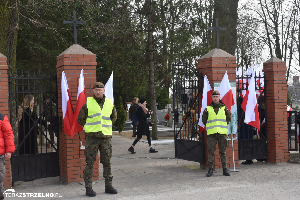 Uroczystość upamiętnienia zamordowanego w Strzelnie Żołnierza Niezłomnego  - Leona Wesołowskiego ps. Wichura