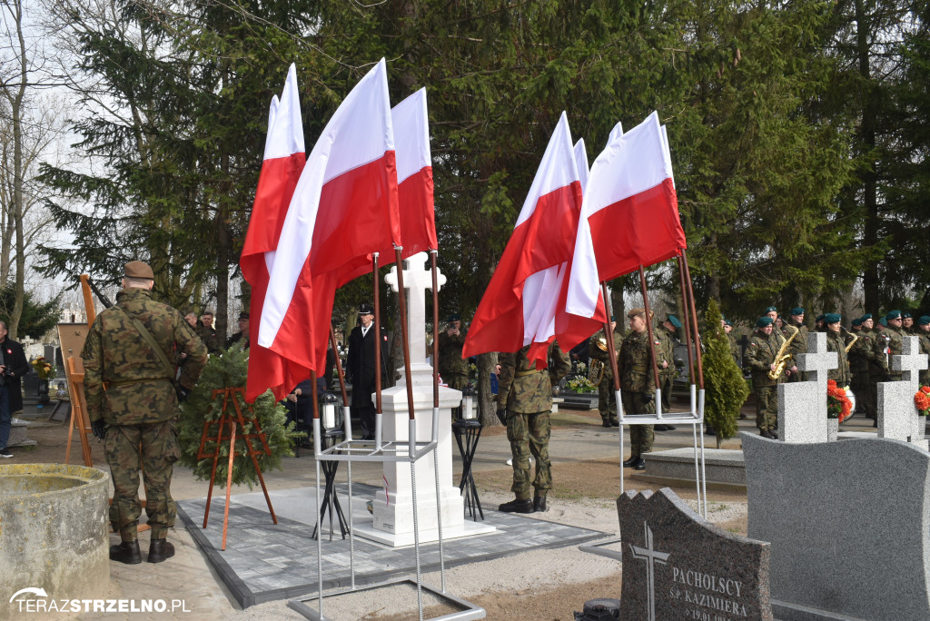 Uroczystość upamiętnienia zamordowanego w Strzelnie Żołnierza Niezłomnego  - Leona Wesołowskiego ps. Wichura