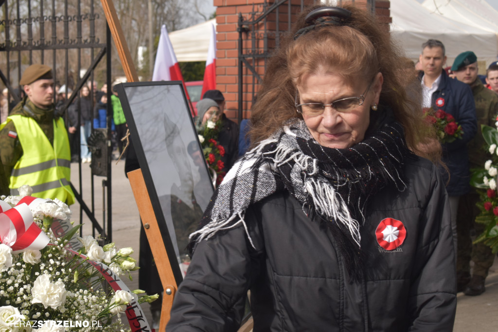 Uroczystość upamiętnienia zamordowanego w Strzelnie Żołnierza Niezłomnego  - Leona Wesołowskiego ps. Wichura