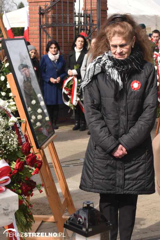 Uroczystość upamiętnienia zamordowanego w Strzelnie Żołnierza Niezłomnego  - Leona Wesołowskiego ps. Wichura