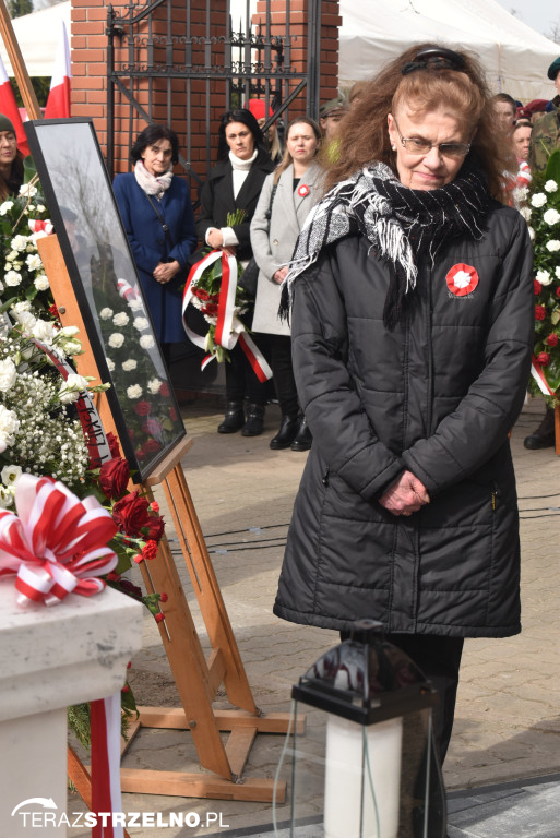 Uroczystość upamiętnienia zamordowanego w Strzelnie Żołnierza Niezłomnego  - Leona Wesołowskiego ps. Wichura