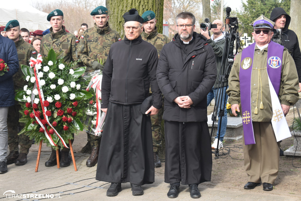 Uroczystość upamiętnienia zamordowanego w Strzelnie Żołnierza Niezłomnego  - Leona Wesołowskiego ps. Wichura