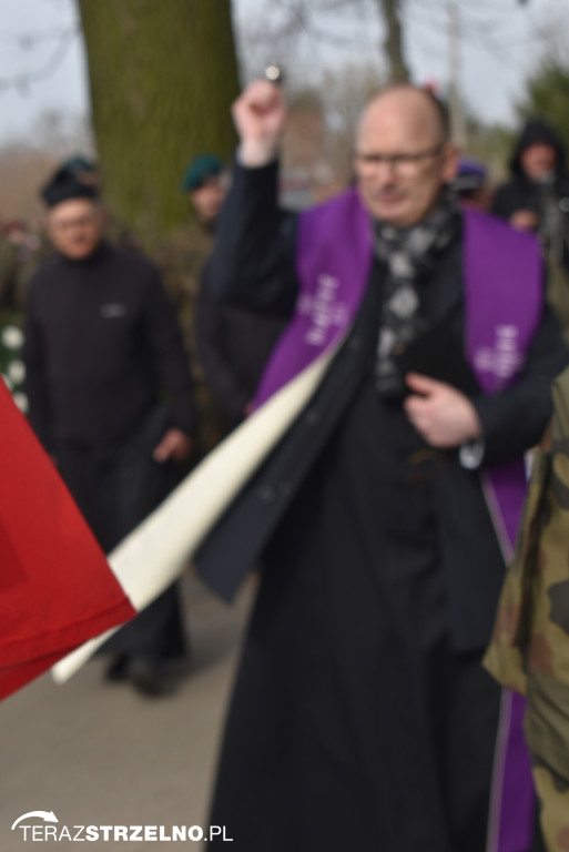 Uroczystość upamiętnienia zamordowanego w Strzelnie Żołnierza Niezłomnego  - Leona Wesołowskiego ps. Wichura