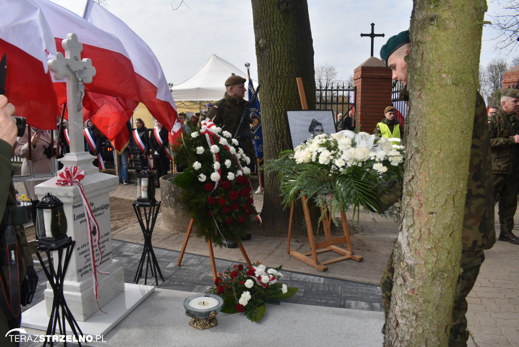 Uroczystość upamiętnienia zamordowanego w Strzelnie Żołnierza Niezłomnego  - Leona Wesołowskiego ps. Wichura