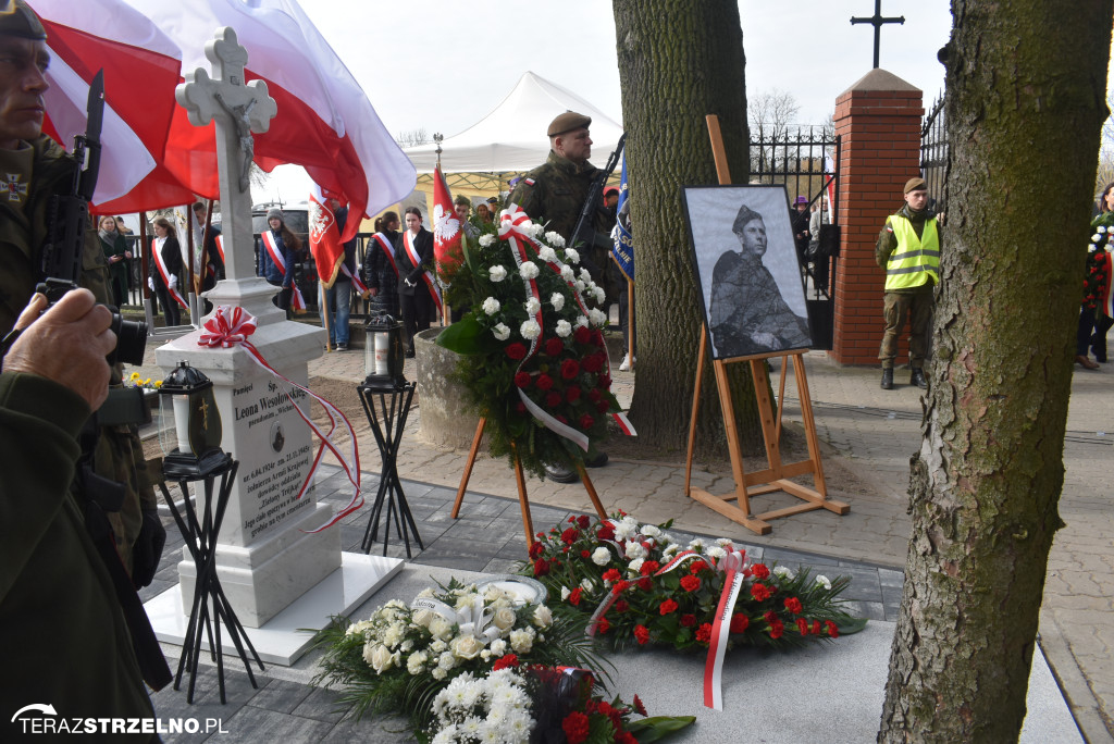 Uroczystość upamiętnienia zamordowanego w Strzelnie Żołnierza Niezłomnego  - Leona Wesołowskiego ps. Wichura