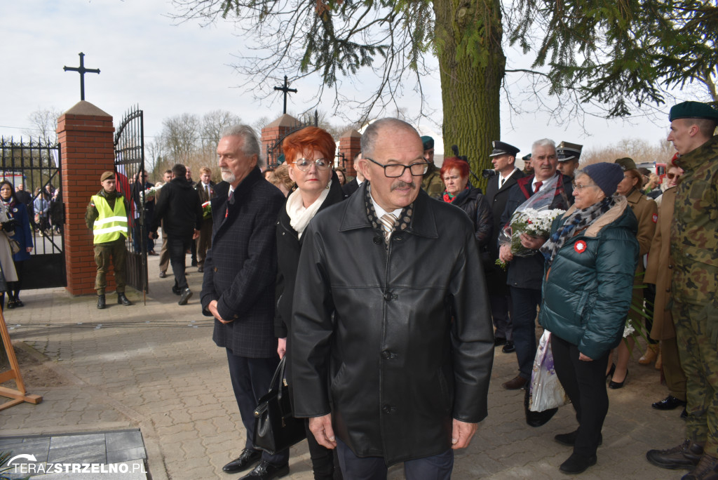 Uroczystość upamiętnienia zamordowanego w Strzelnie Żołnierza Niezłomnego  - Leona Wesołowskiego ps. Wichura