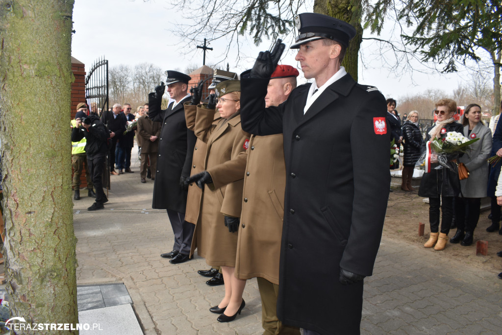 Uroczystość upamiętnienia zamordowanego w Strzelnie Żołnierza Niezłomnego  - Leona Wesołowskiego ps. Wichura