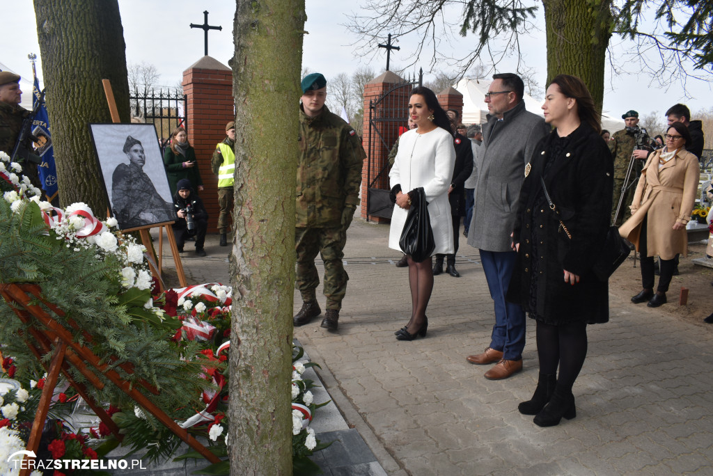 Uroczystość upamiętnienia zamordowanego w Strzelnie Żołnierza Niezłomnego  - Leona Wesołowskiego ps. Wichura