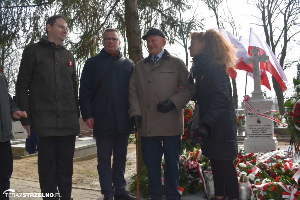 Uroczystość upamiętnienia zamordowanego w Strzelnie Żołnierza Niezłomnego  - Leona Wesołowskiego ps. Wichura