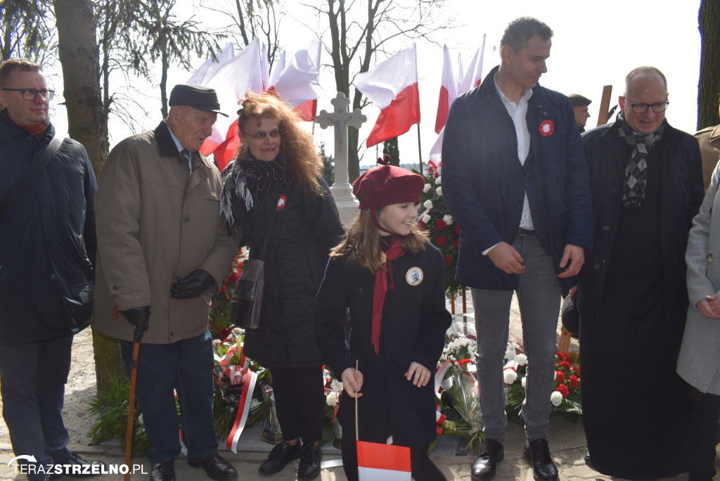 Uroczystość upamiętnienia zamordowanego w Strzelnie Żołnierza Niezłomnego  - Leona Wesołowskiego ps. Wichura