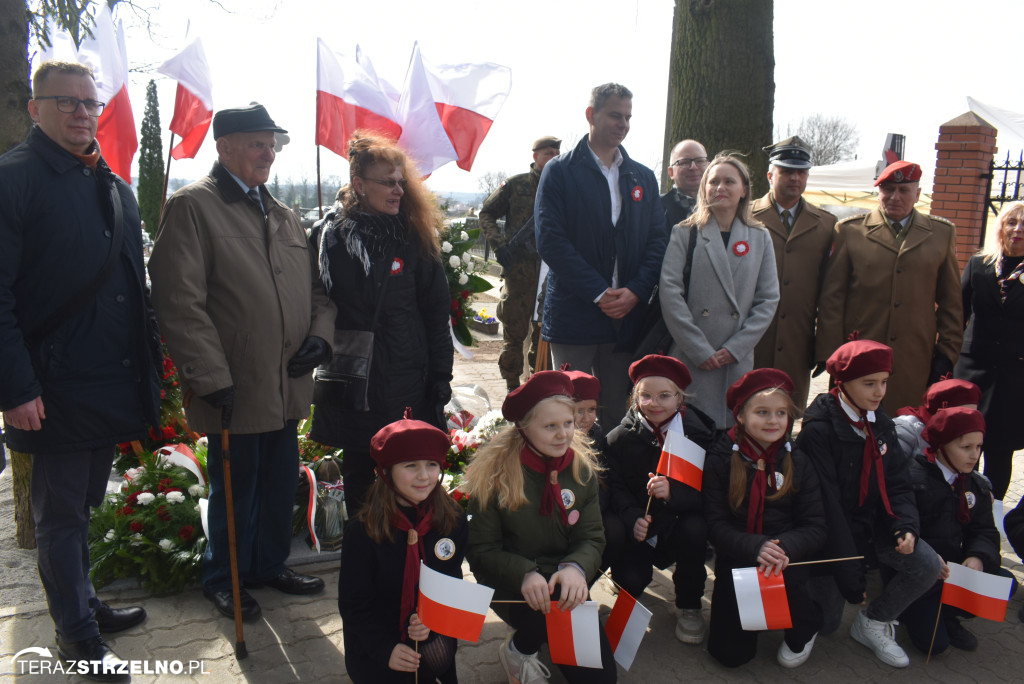 Uroczystość upamiętnienia zamordowanego w Strzelnie Żołnierza Niezłomnego  - Leona Wesołowskiego ps. Wichura