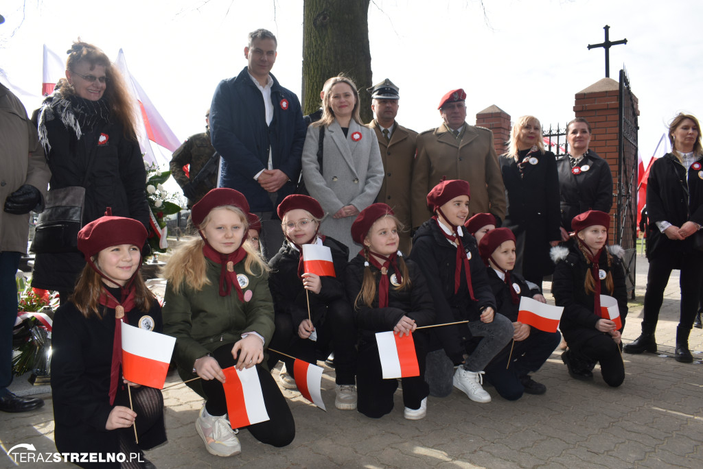 Uroczystość upamiętnienia zamordowanego w Strzelnie Żołnierza Niezłomnego  - Leona Wesołowskiego ps. Wichura