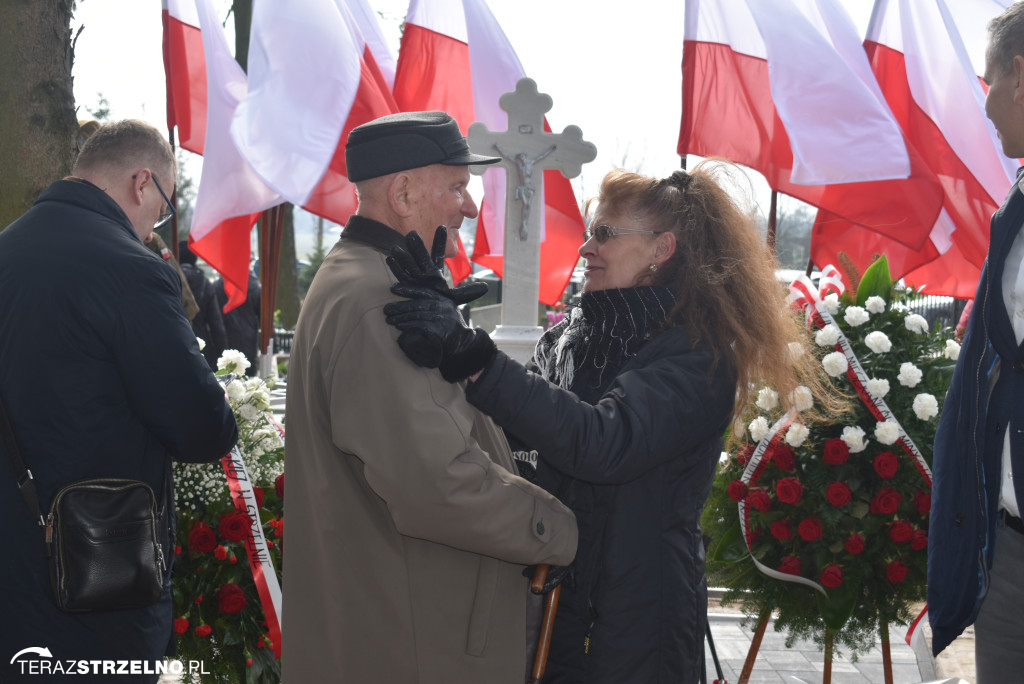 Uroczystość upamiętnienia zamordowanego w Strzelnie Żołnierza Niezłomnego  - Leona Wesołowskiego ps. Wichura