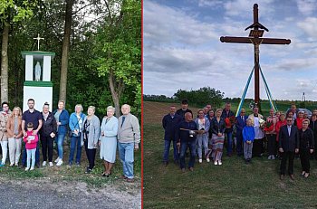 Kończą się nabożeństwa majowe. W gminie Strzelno odnowiono kapliczki i krzyż.-393