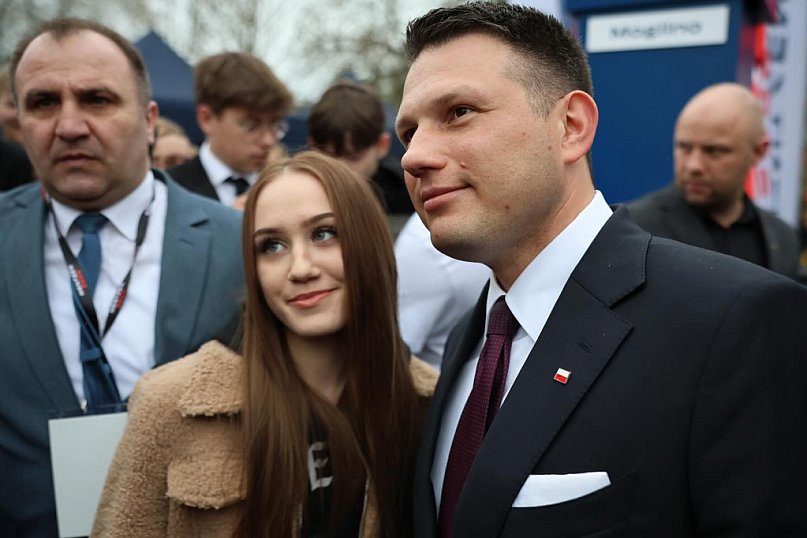 Sławomir Mentzen w Mogilnie. Kandydat odwiedził nasz region