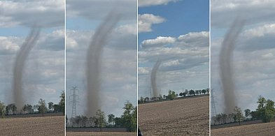 Trąba pyłowa na pograniczu Kruszwicy i Strzelna!-11714