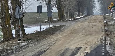 Zgubiony ładunek na trasie Krzywe Kolano – Lubstówek