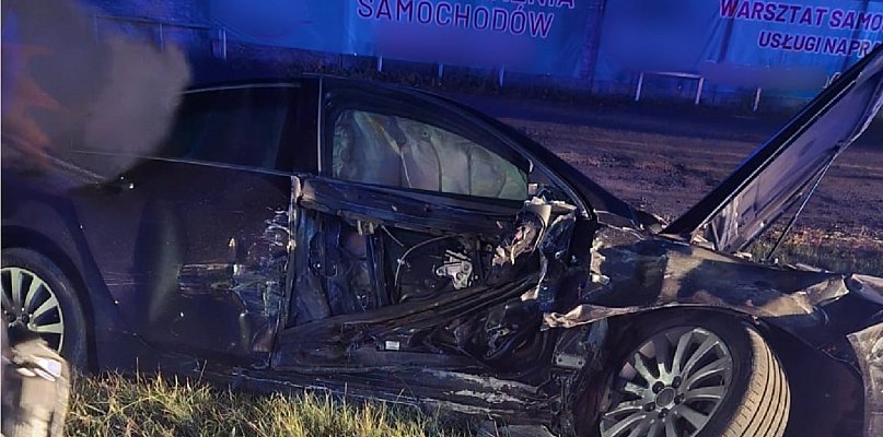 Wypadek w Świerkówcu – policjanci zatrzymali sprawcy prawo jazdy - 12861